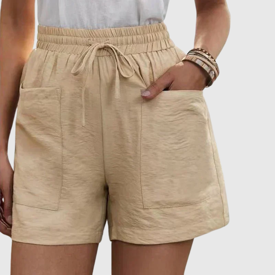 Alani | Effortless Mixed Linen Shorts