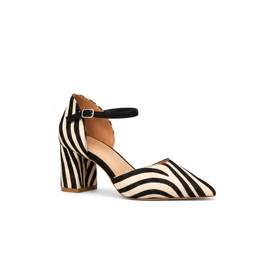 Ava | Zebra Print Pointed Heels