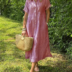 Women’s Dress | Striped Button-Up