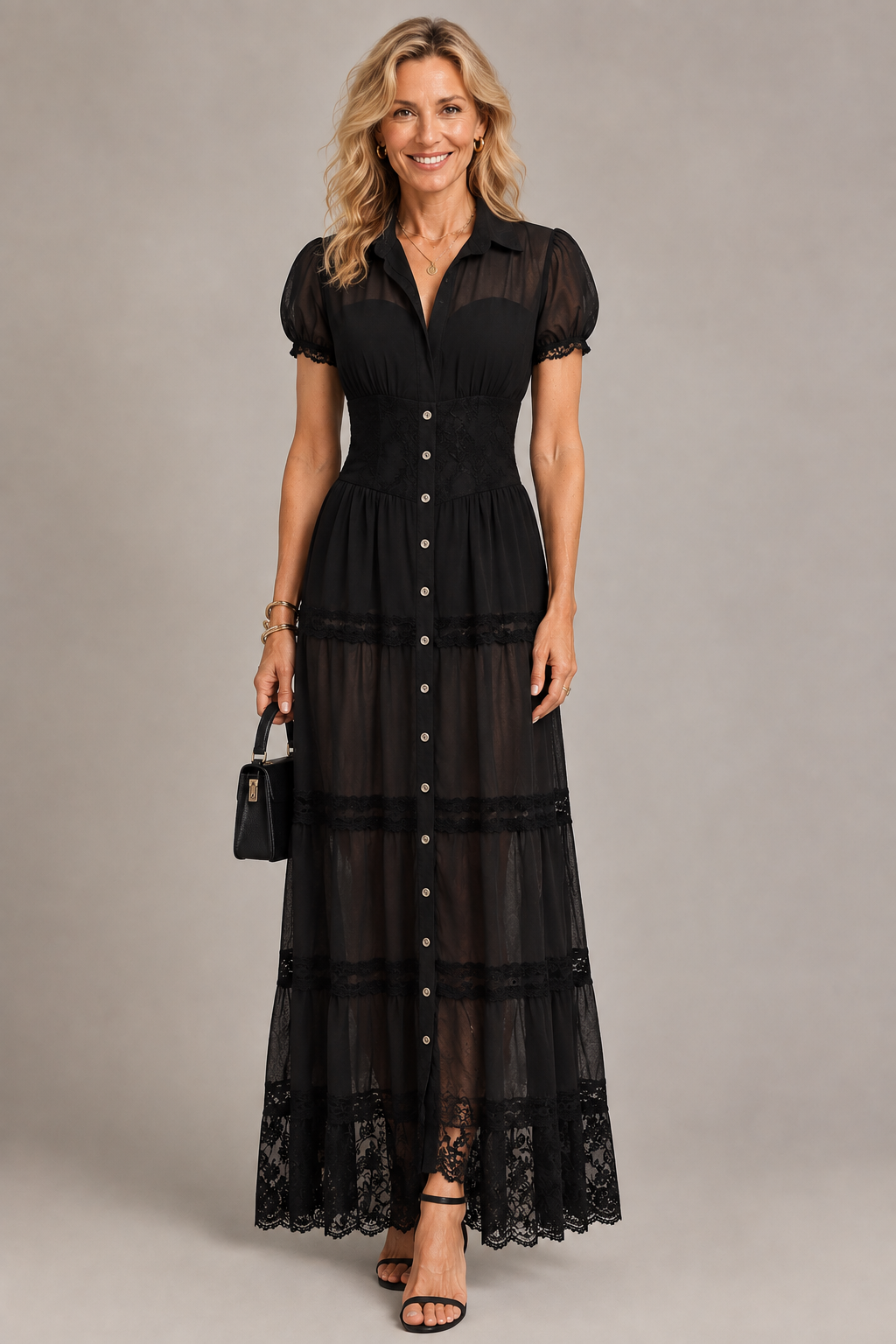 Amélie Elegant Maxi Dress