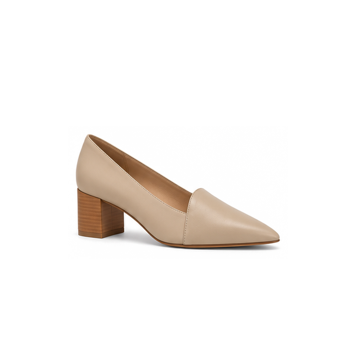 Holly | Pointed Low Block Pumps