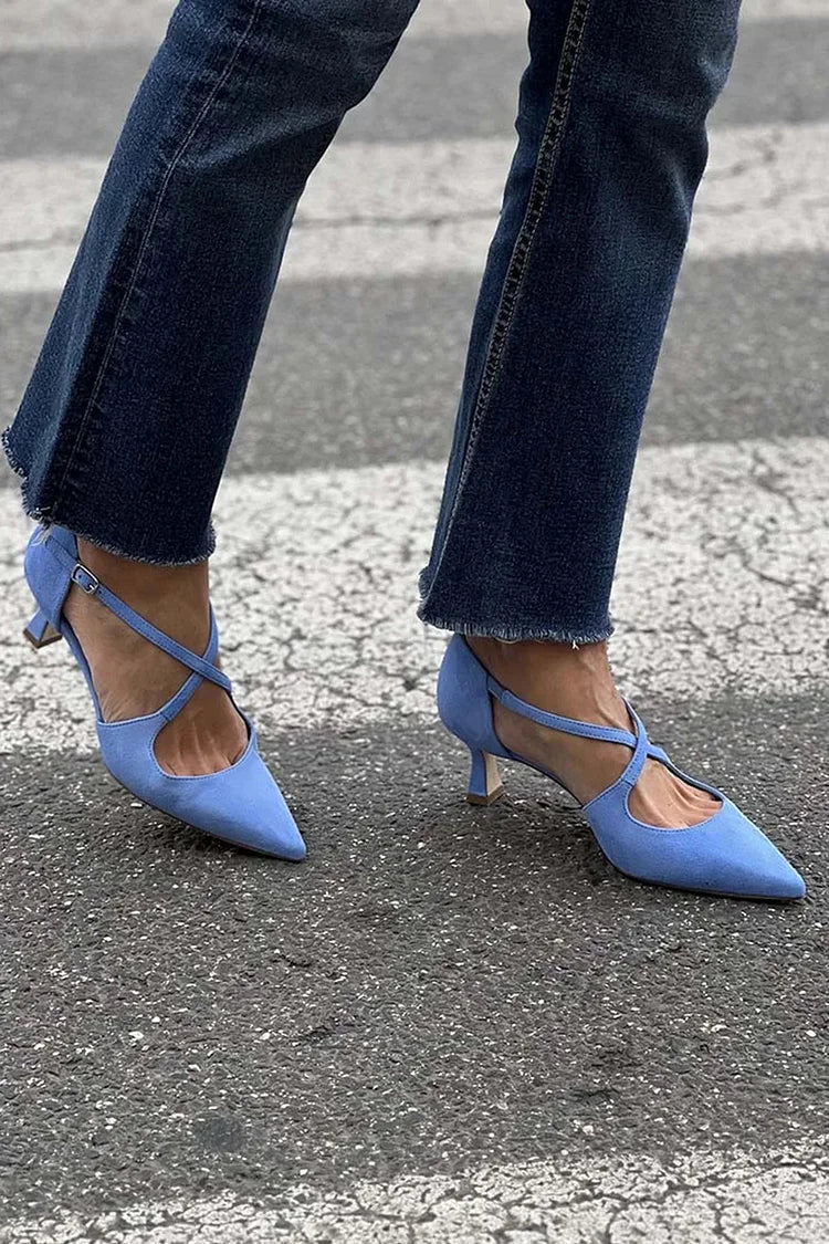 Pumps with Crossed Strap
