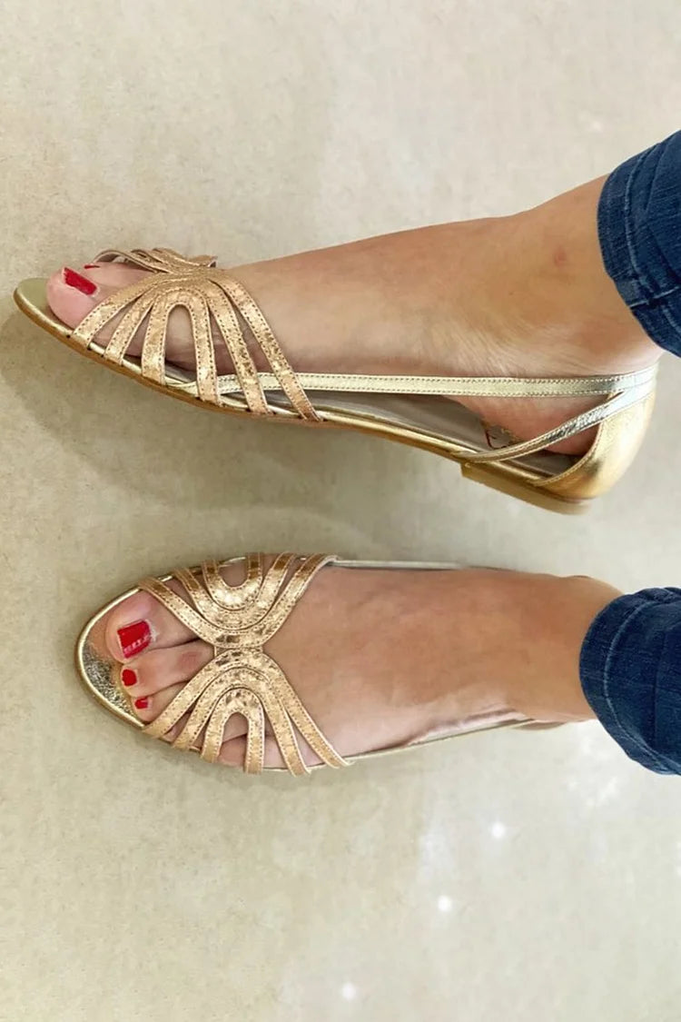 Éléonore™ | Golden Sandals Summer Light
