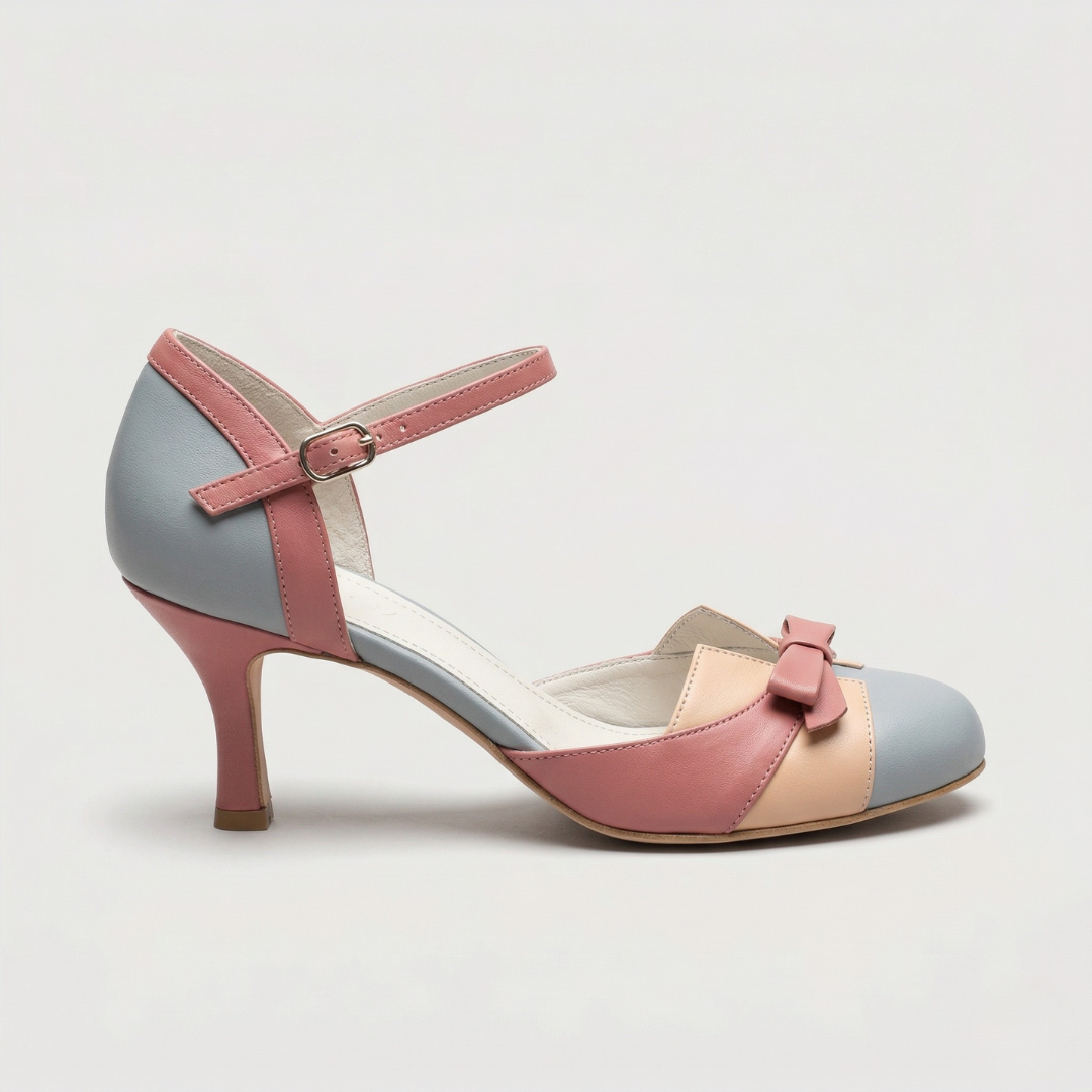 Alana | Comfortable Colour Block Heels