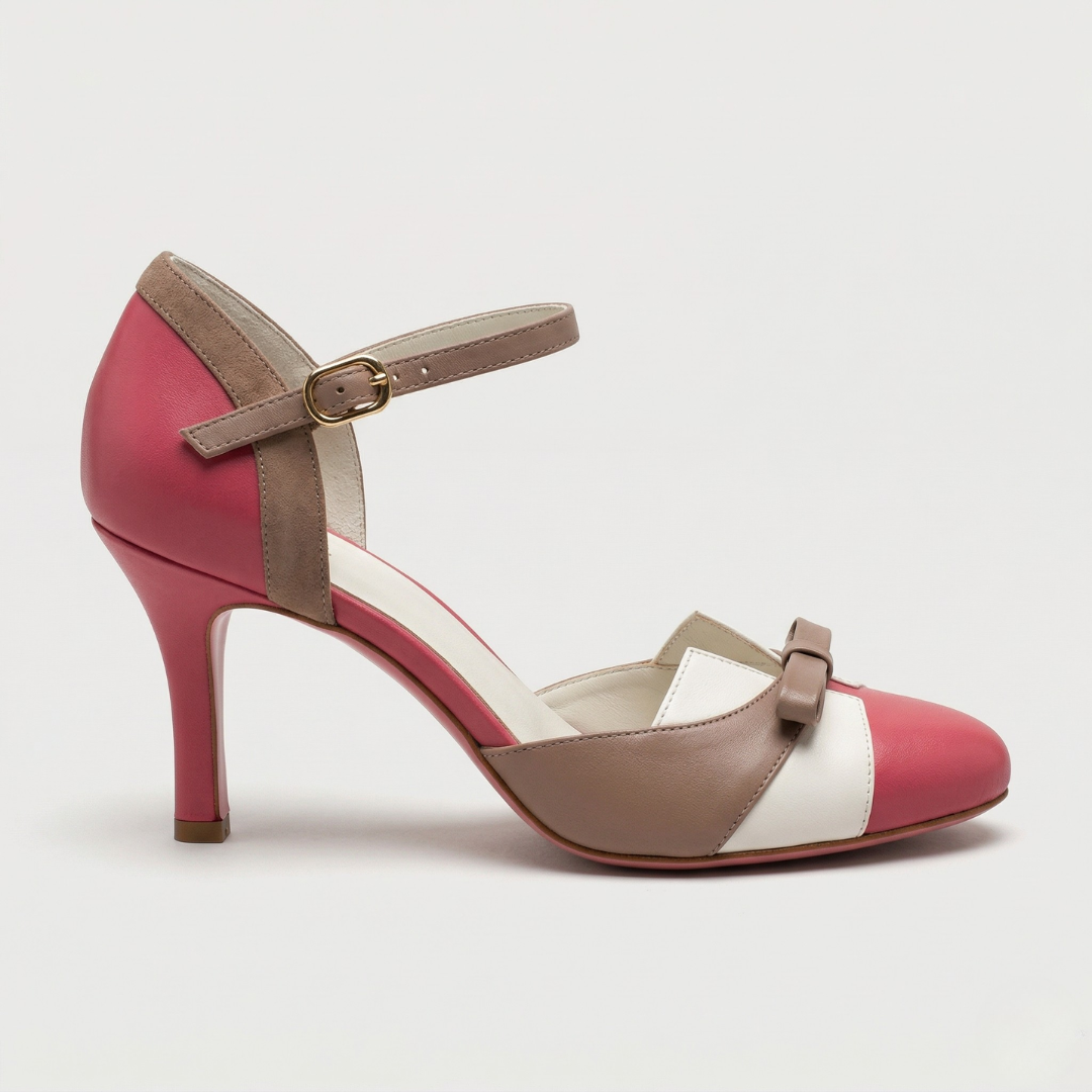 Alana | Comfortable Colour Block Heels