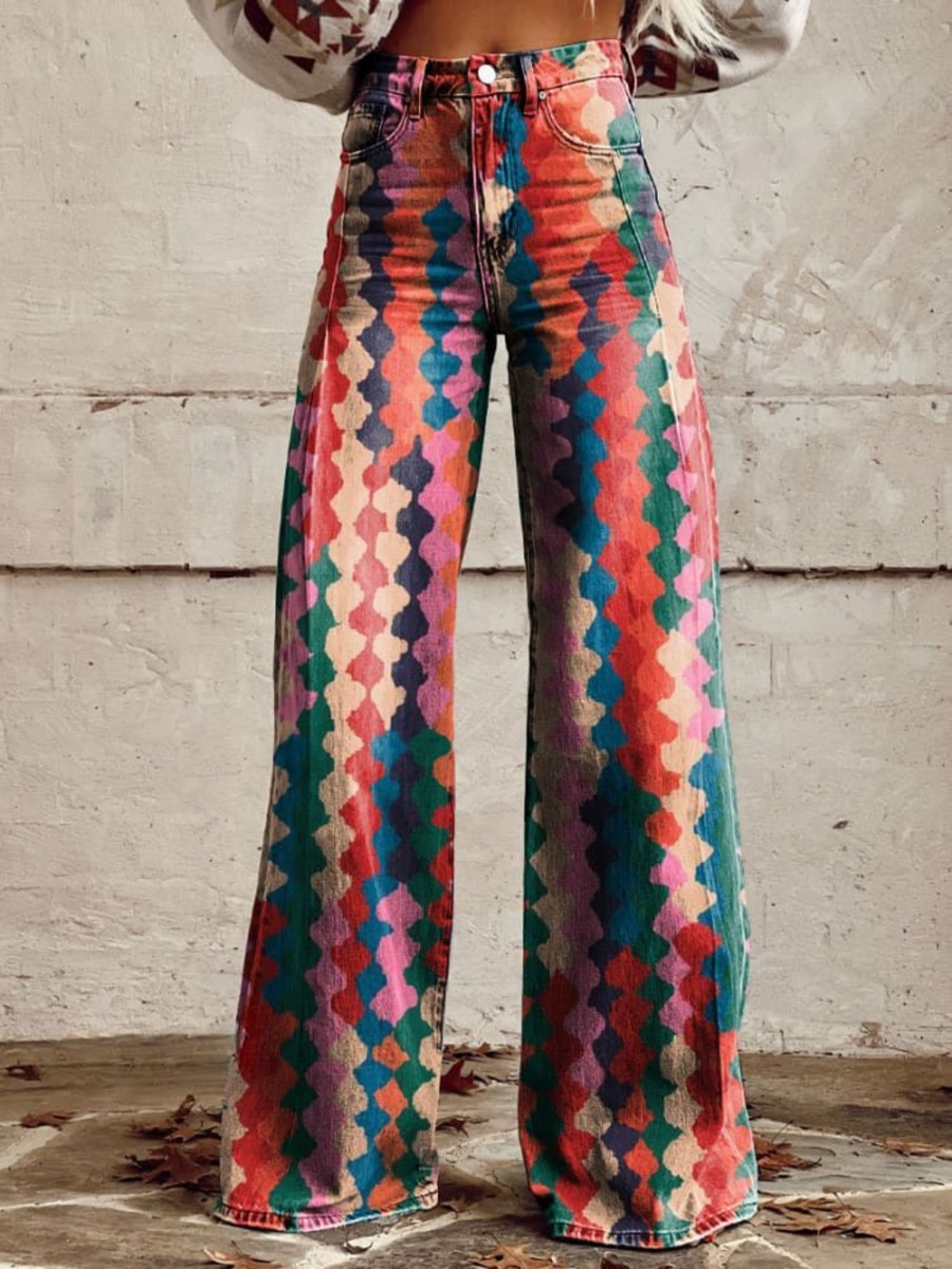 Amélie - Elegant Boho Trousers
