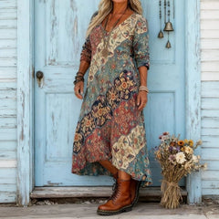 Lydia Feminine Flowy Relaxed Fit Dress