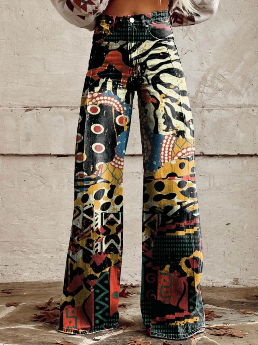 Élodie - Elegant Wide Leg Trousers