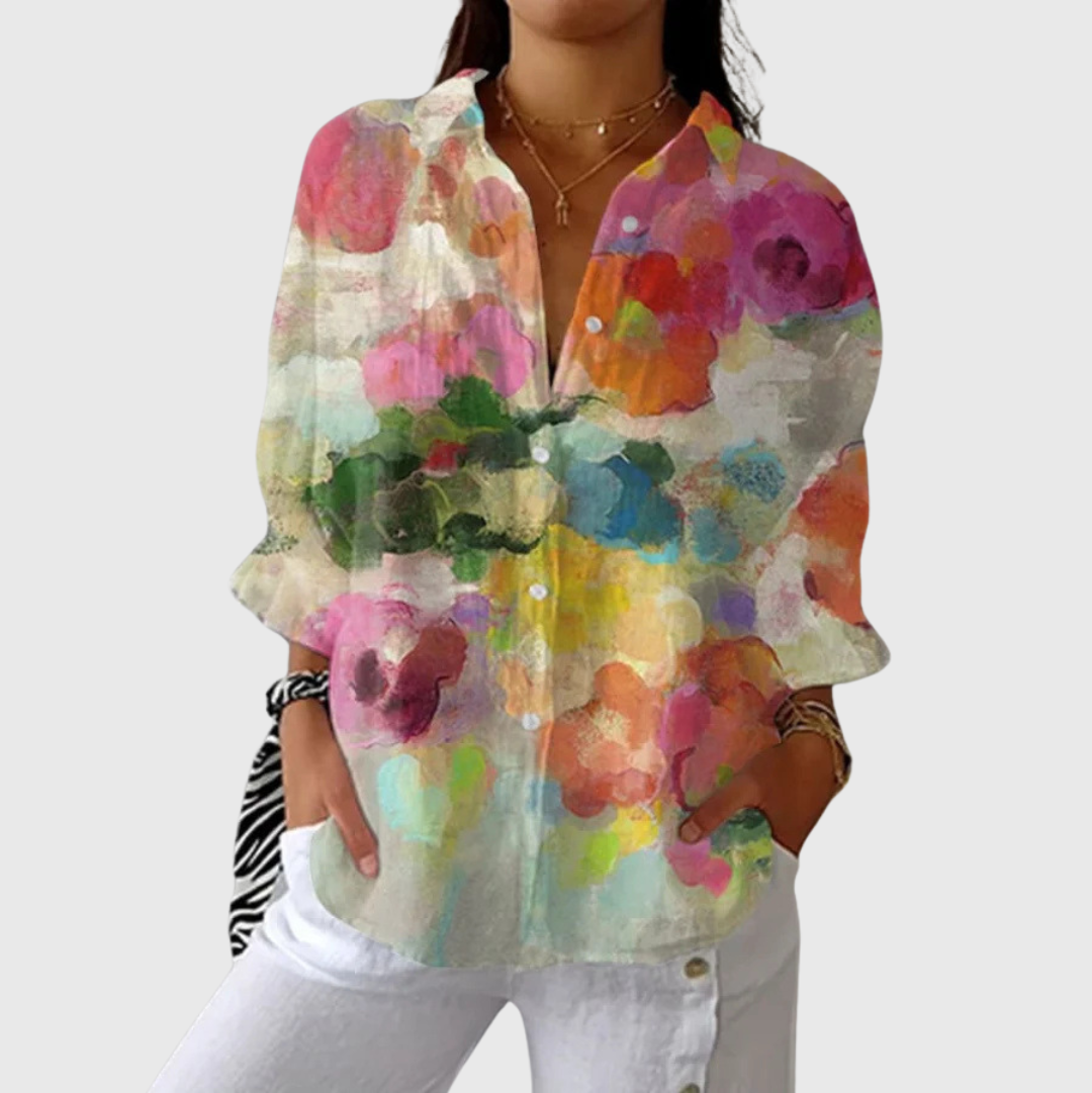 Rosanne Colourful Printed Blouse