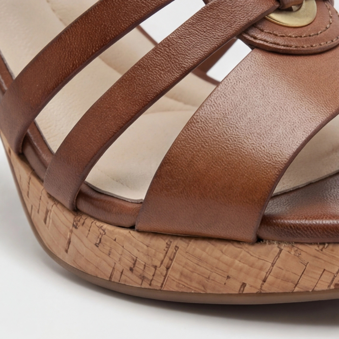 Serena | Orthopaedic Strap Open Toe Heels