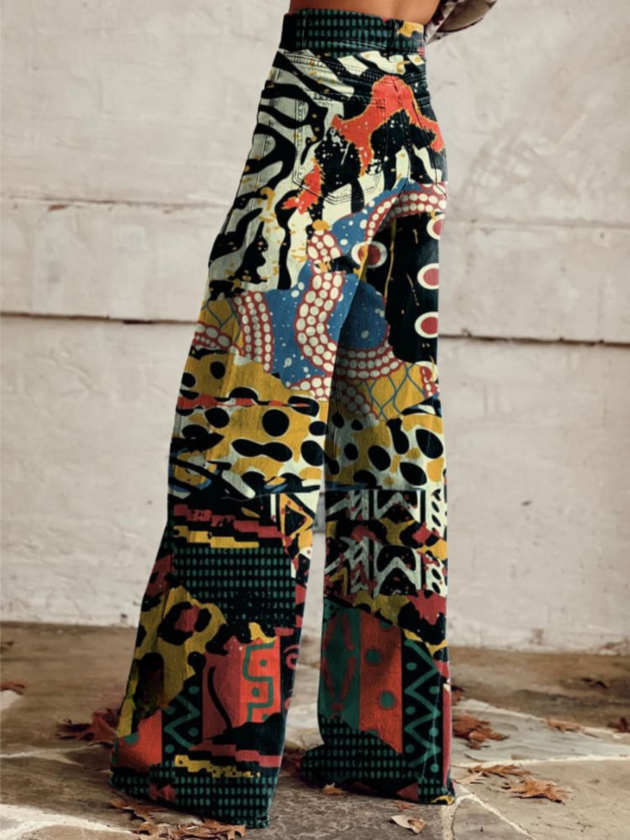 Élodie - Elegant Wide Leg Trousers