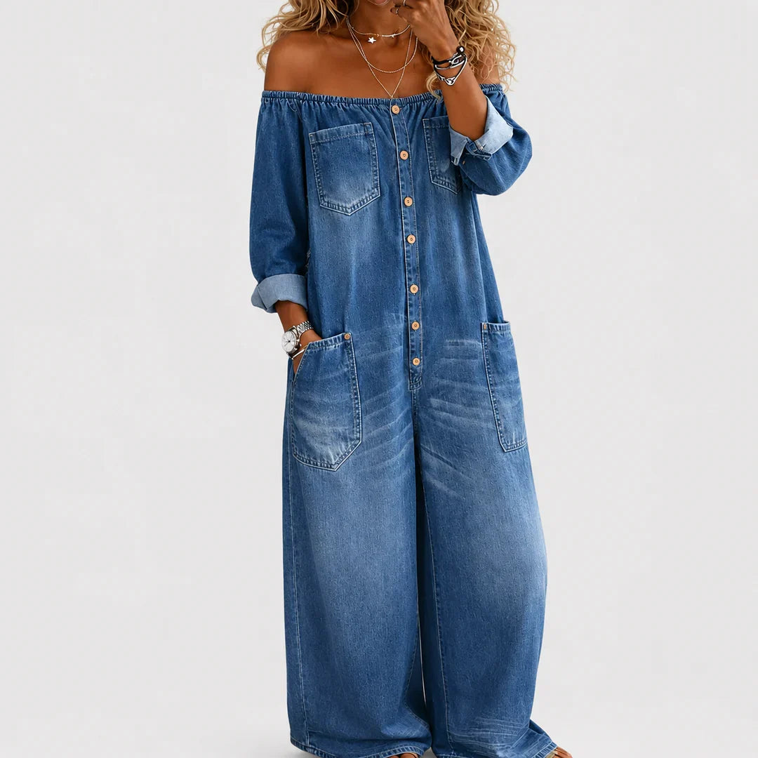 Mireia Jumpsuit with a Wide and Comfortable Silhouette