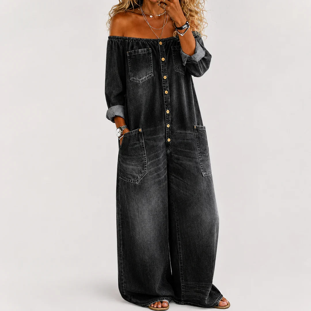 Mireia Jumpsuit with a Wide and Comfortable Silhouette