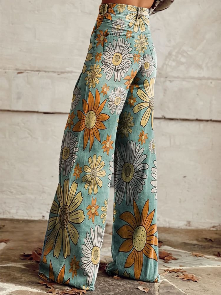 Cirilla - Floral Palazzo Trousers
