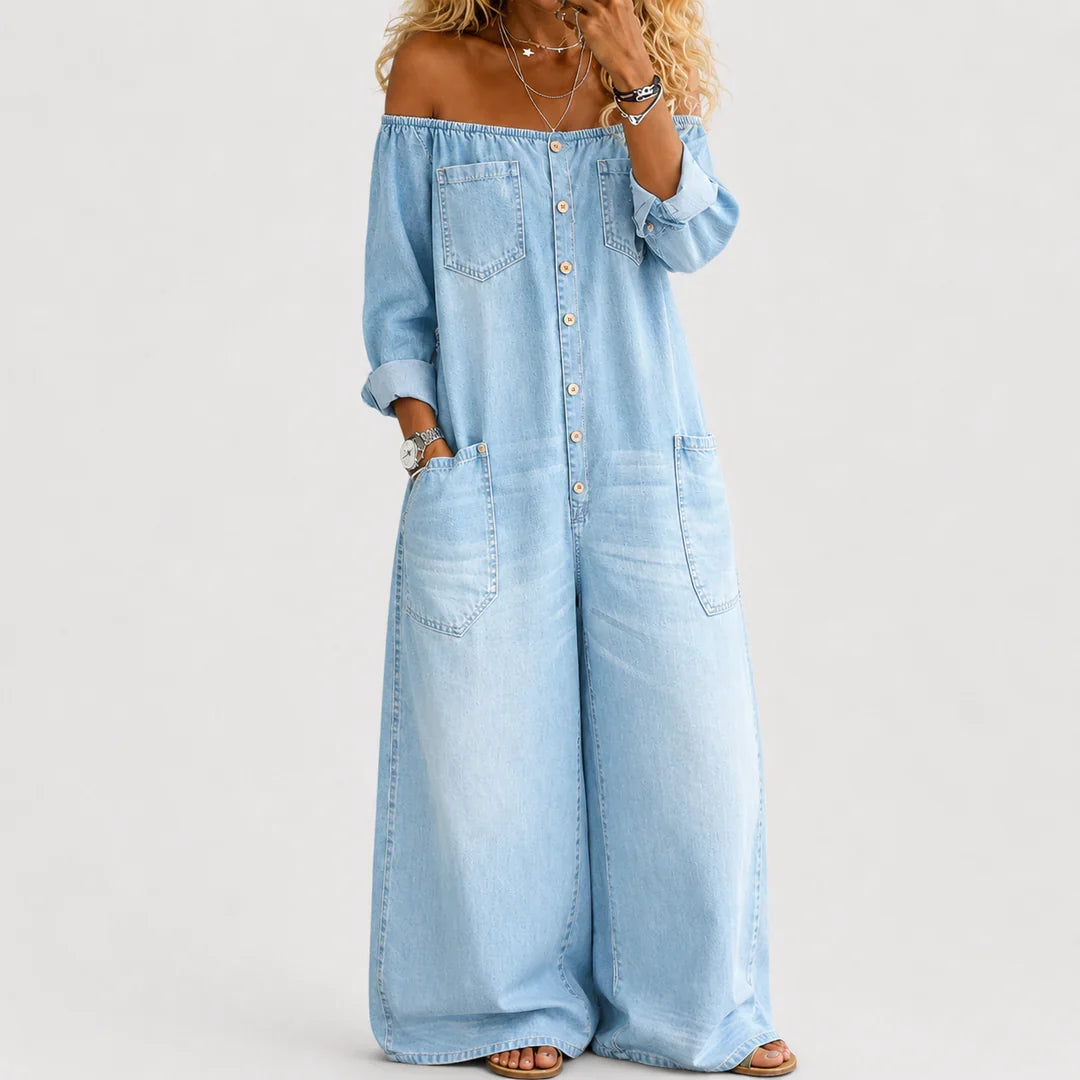 Mireia Jumpsuit with a Wide and Comfortable Silhouette