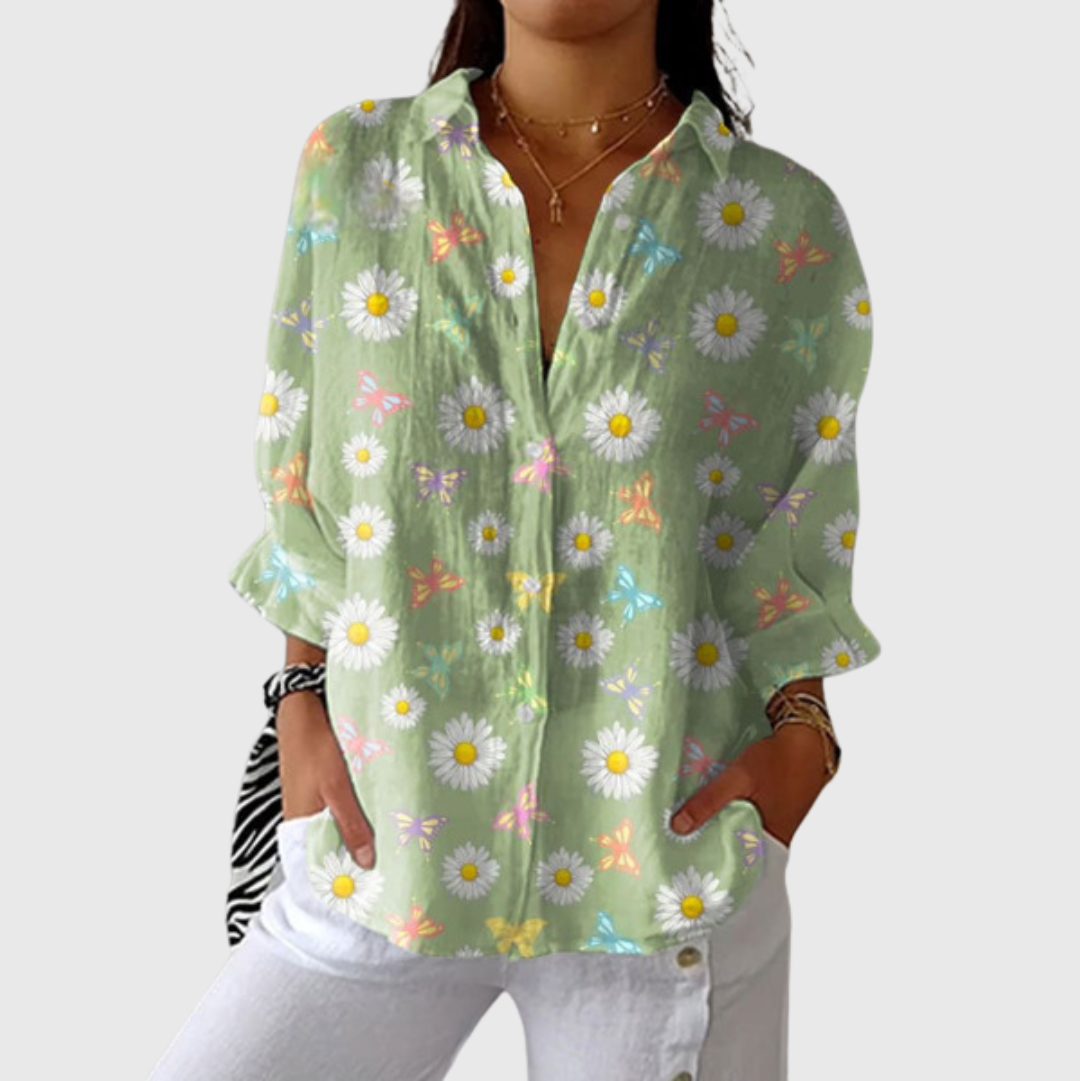 Bibi Colourful Blouse with Print