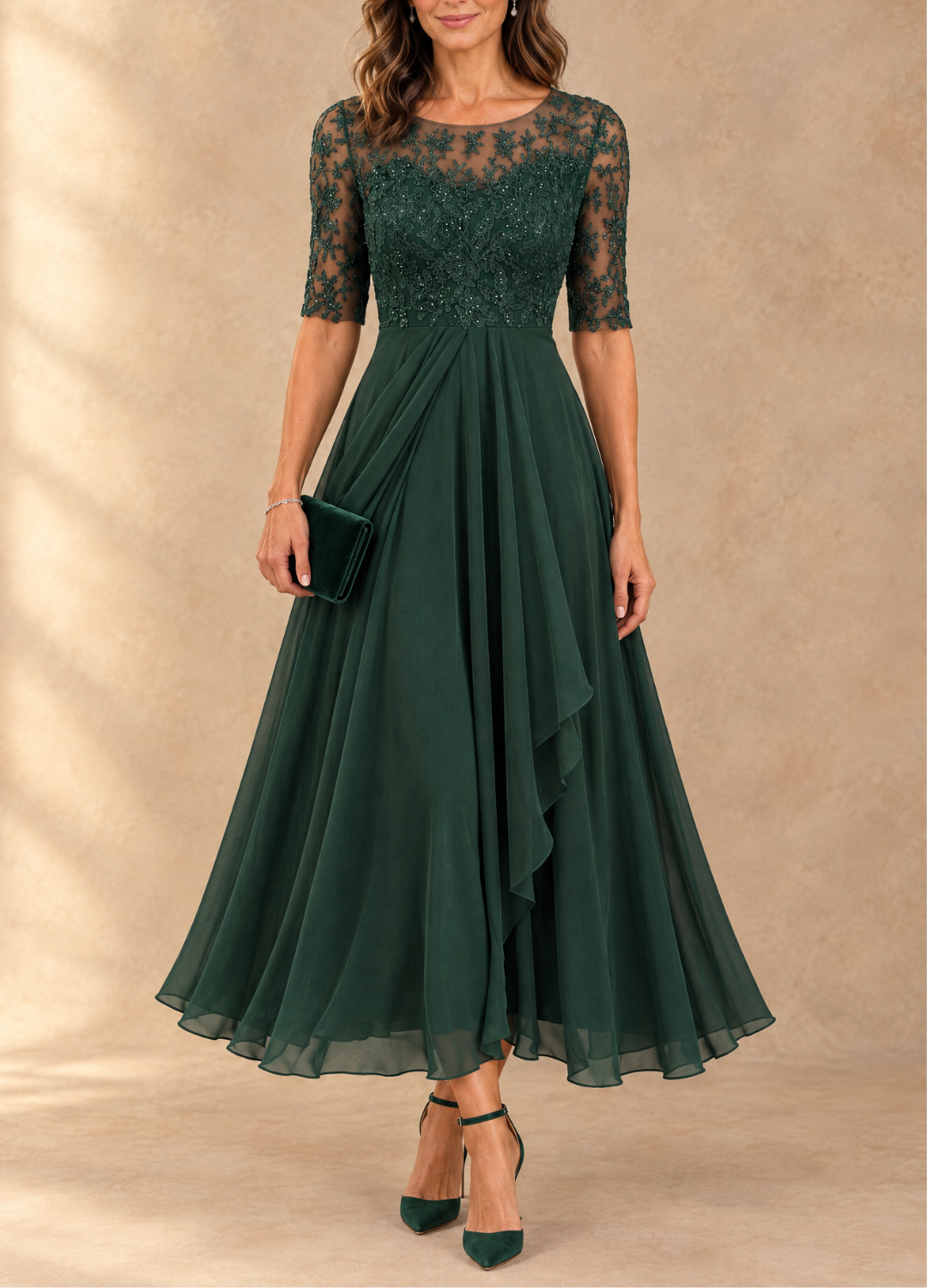 Abella | Tea-Length Dress