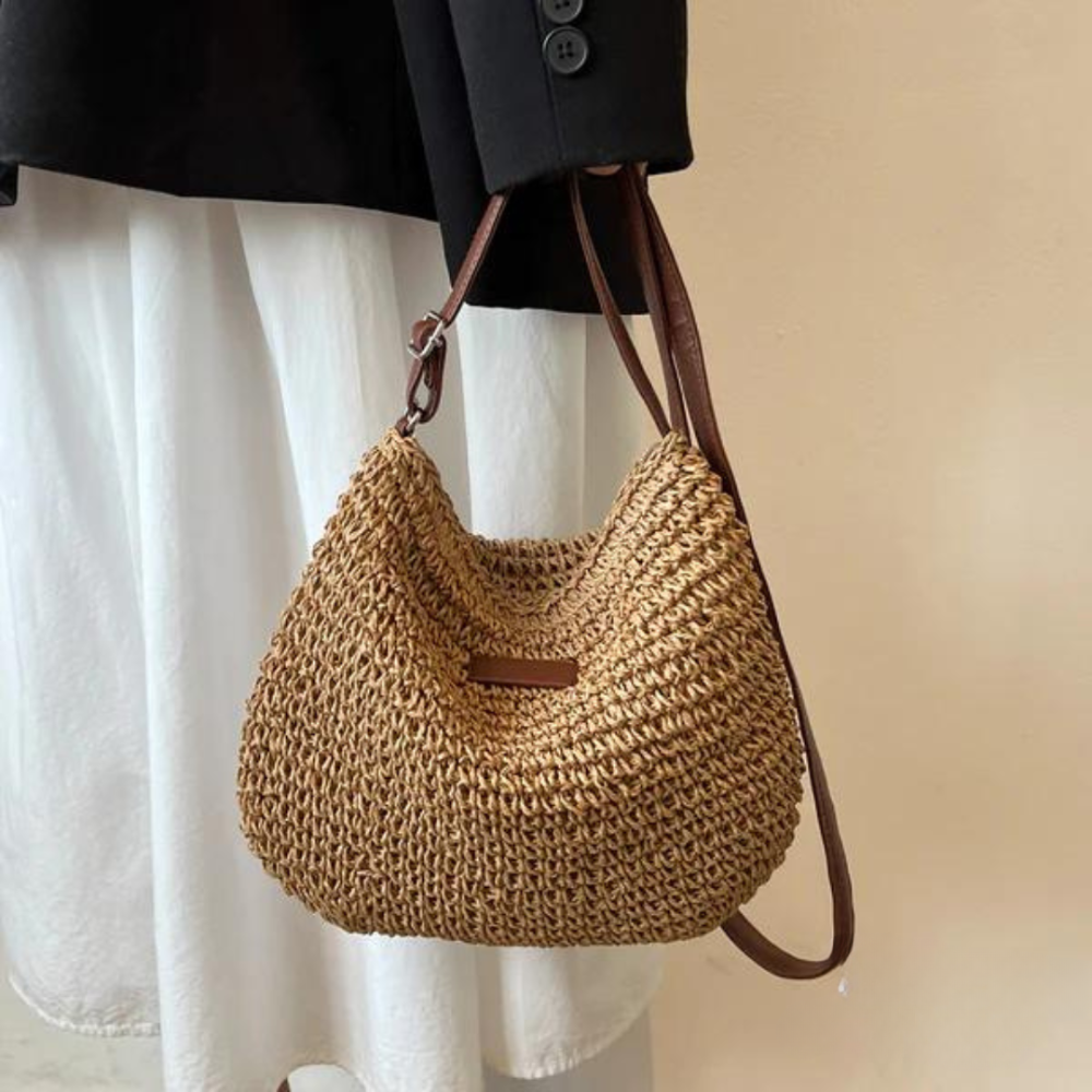 Fredhild | Classic Woven Style Shoulder Bag