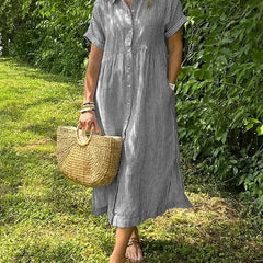 Women’s Dress | Striped Button-Up