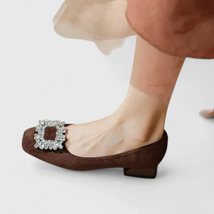 Juliana | Orthopaedic Sparkling Buckle Heels