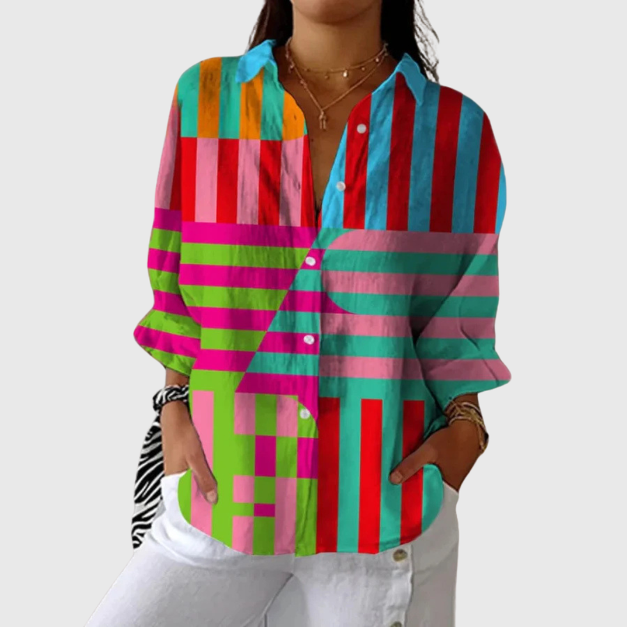 Filippa lightweight blouse with print