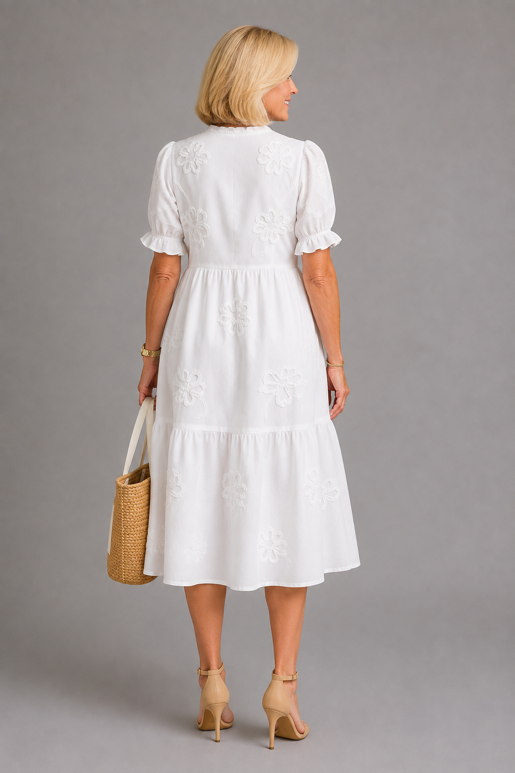 Blossom White Dress
