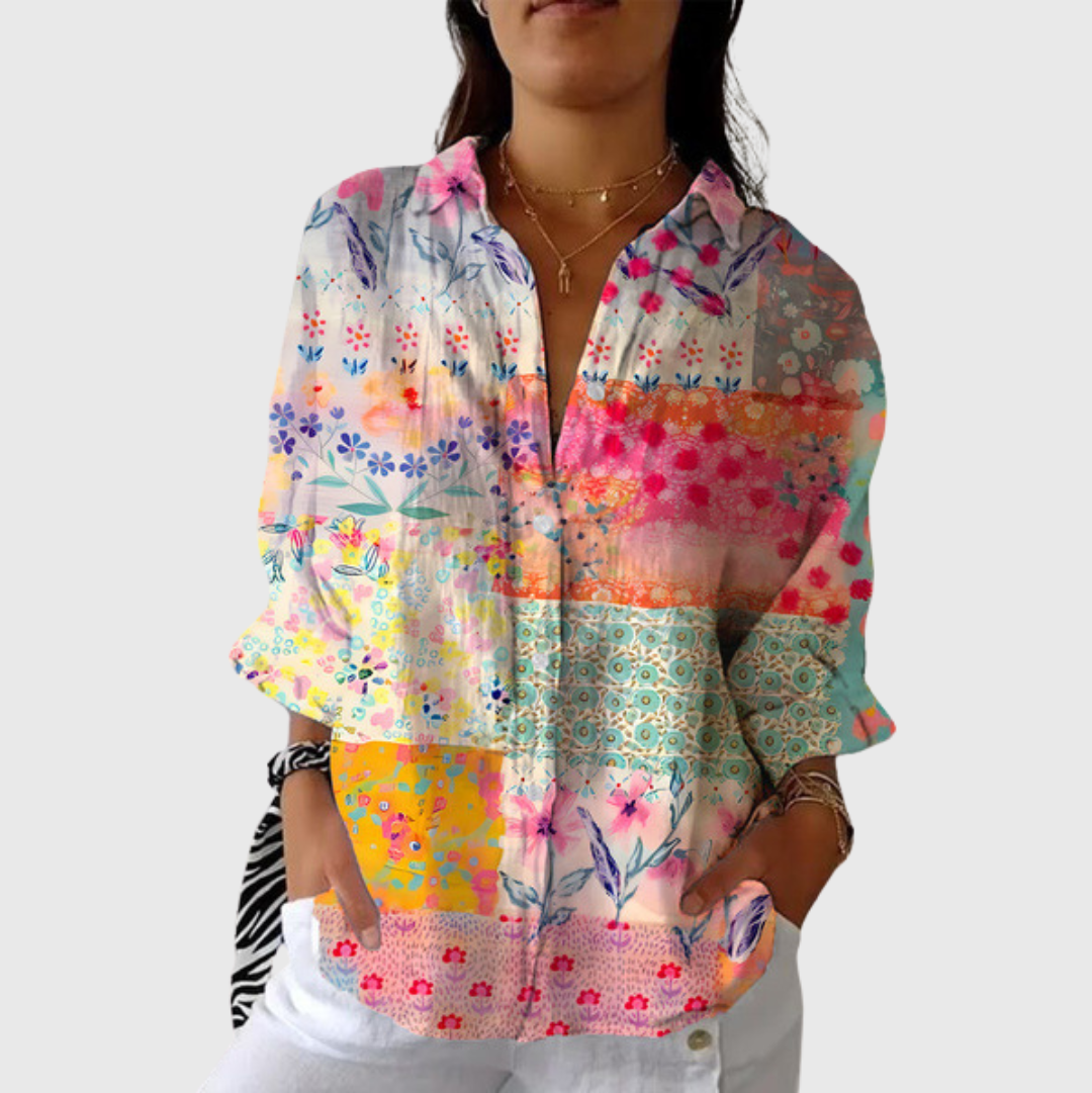 Celine lightweight blouse with print