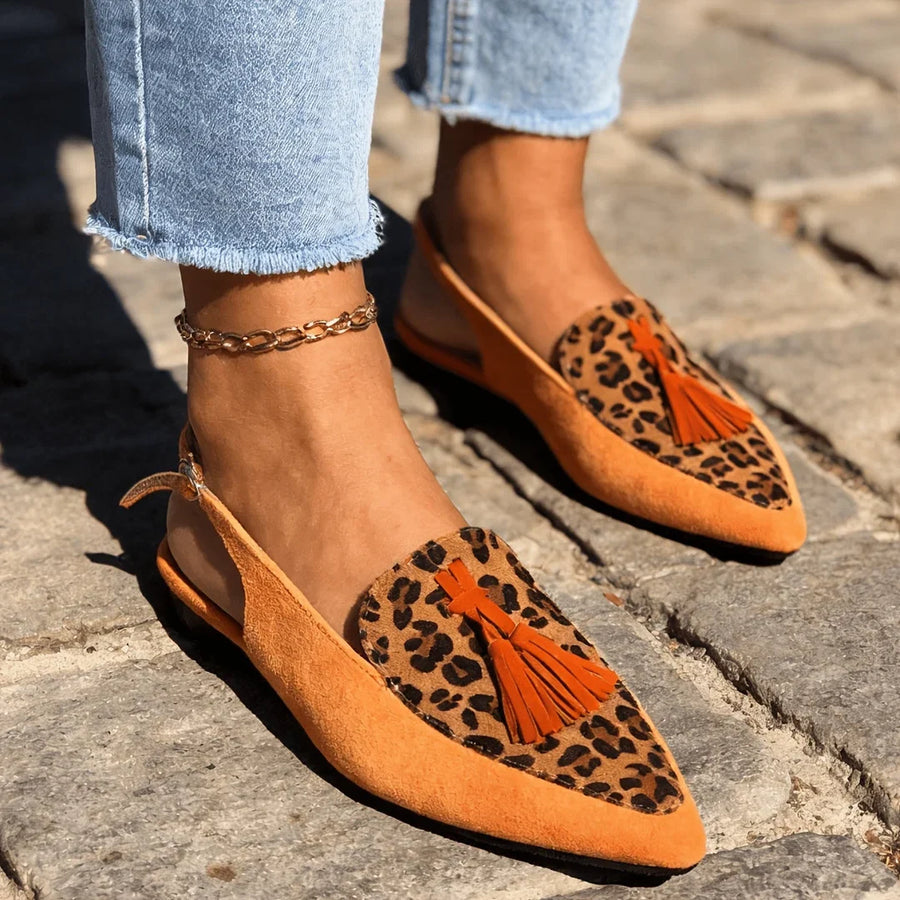 Marisa Backless Mules with Tassels