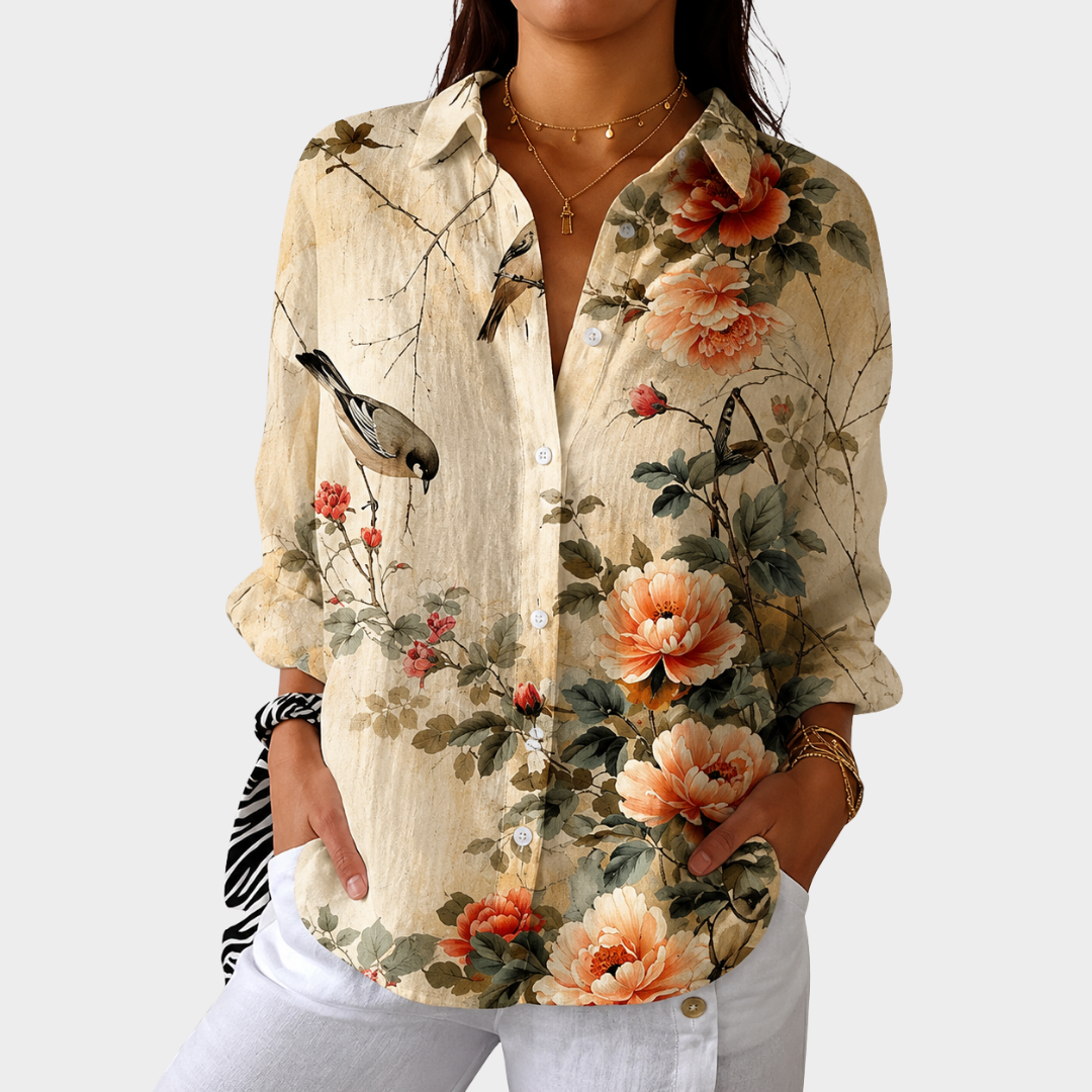 Marlee | Light and Colourful Blouse with Print
