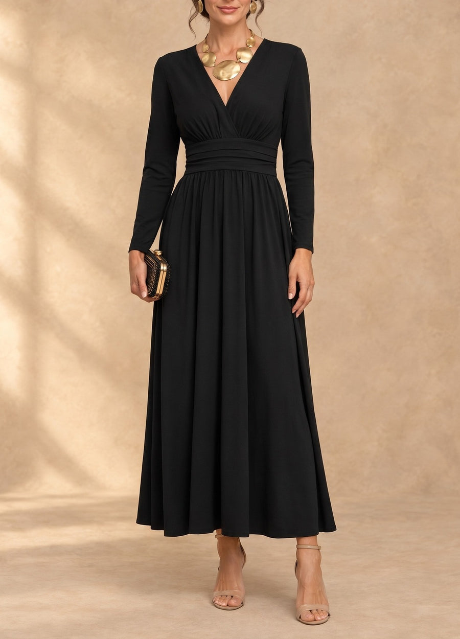 Annabelle | Long Sleeve Wrap Dress