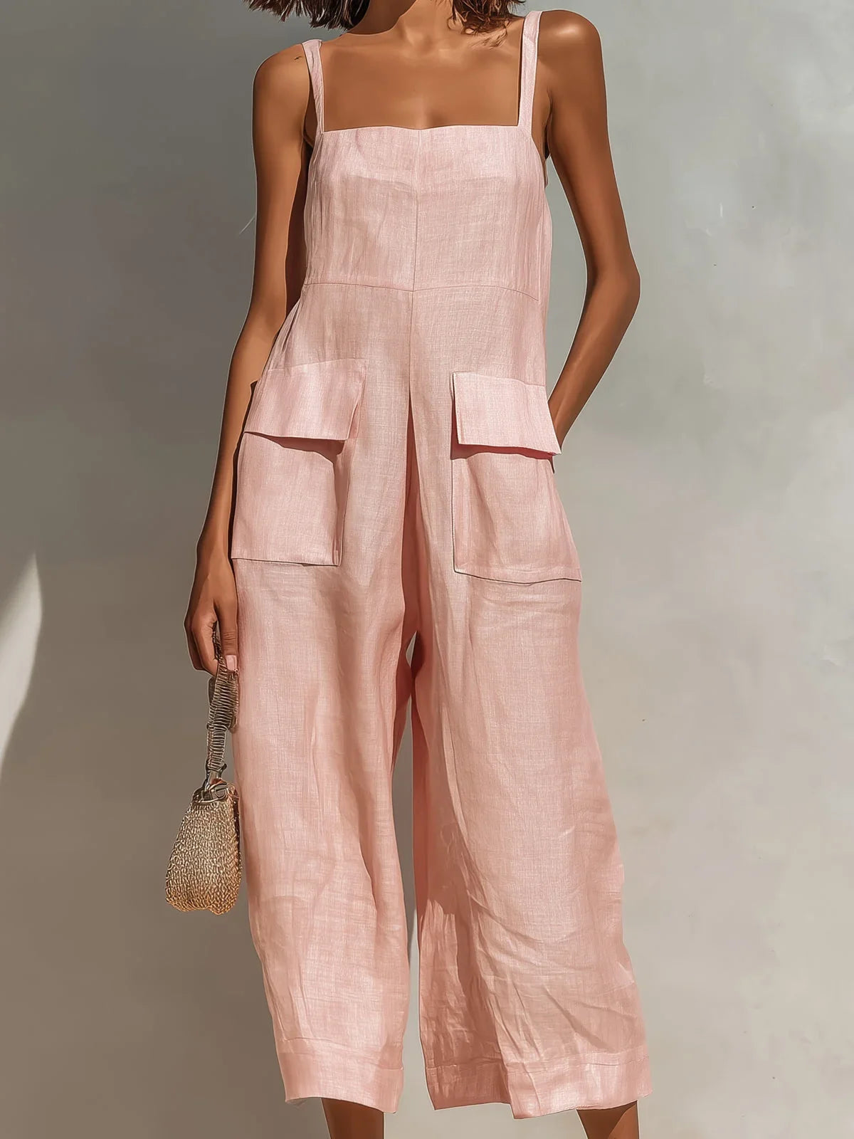 Mercedes Mono Elegant Linen and Cotton Blend