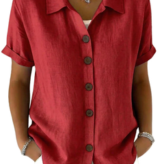 Gracie | Relaxed Short Sleeve Women’s Shirt