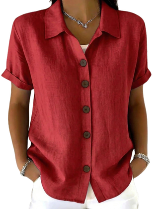 Gracie | Relaxed Short Sleeve Women’s Shirt