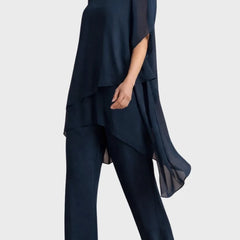 Aurora | Two-Piece Set with Palazzo Trousers