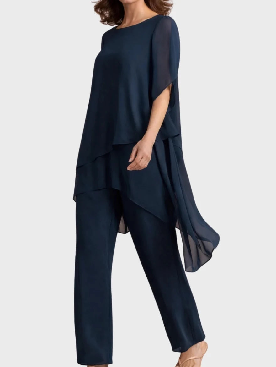 Aurora | Two-Piece Set with Palazzo Trousers