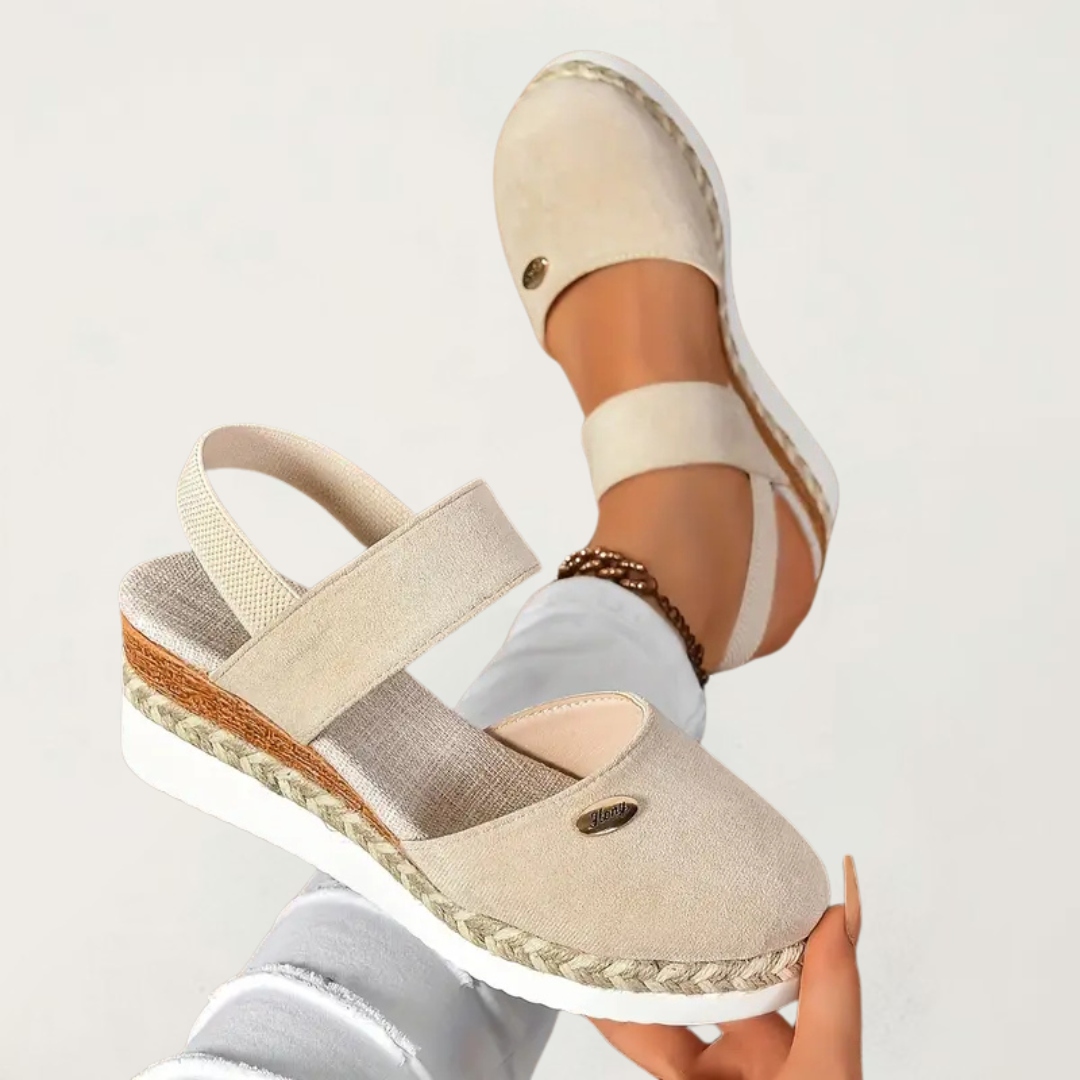 Harriet | Women's Cushioned Orthopedic Sandals with Wide Heel Base
