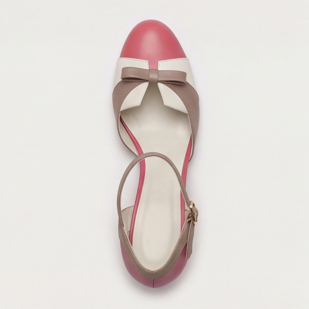 Alana | Comfortable Colour Block Heels