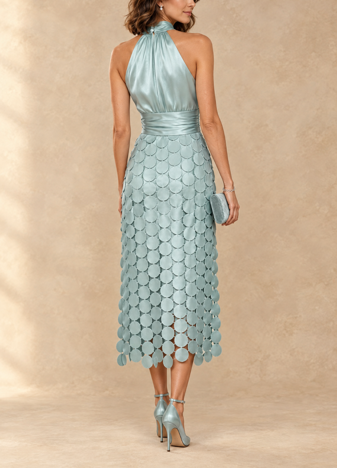 Celine | Elegant Midi Dress for Ceremonies