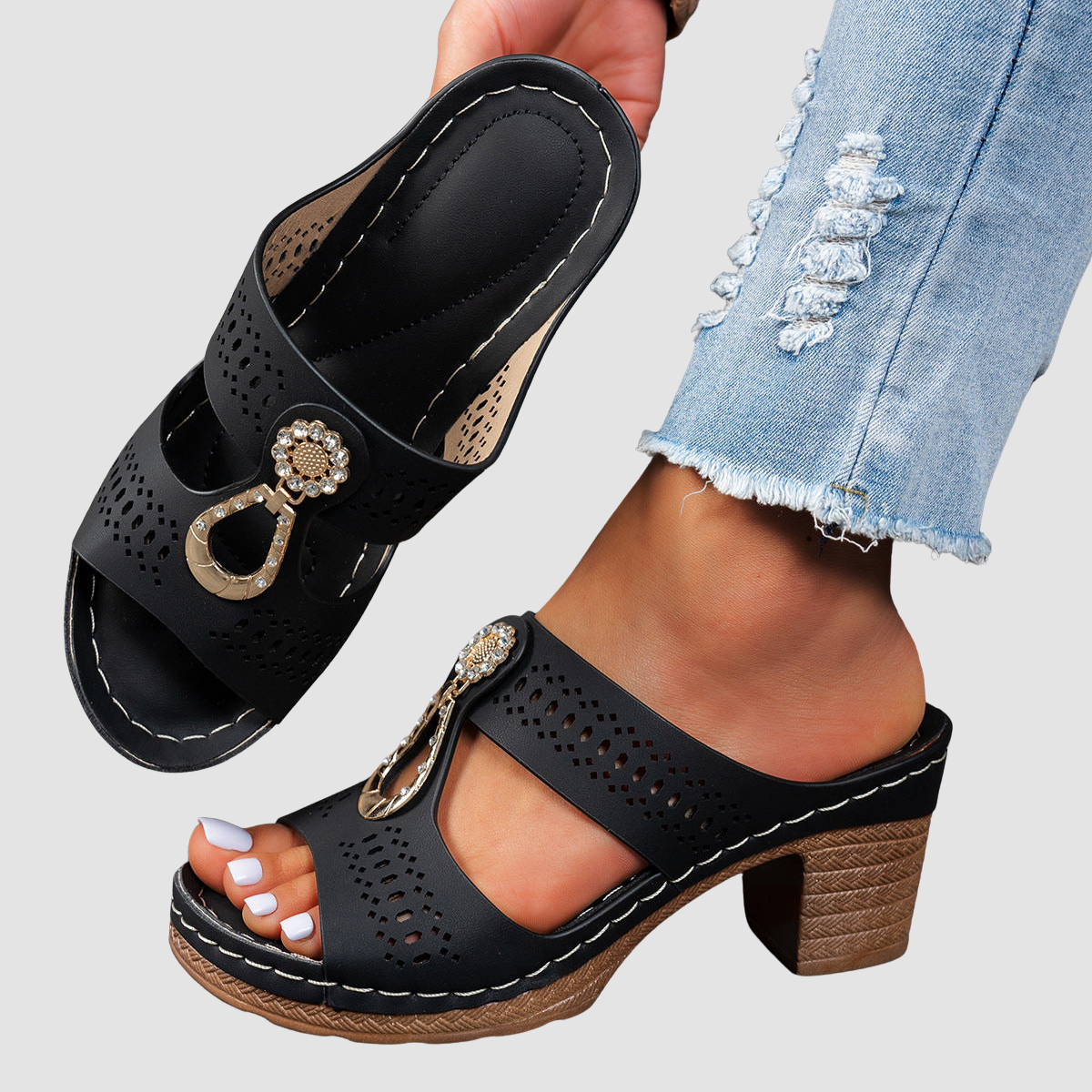 Lidia | Comfort Sandal with Heel