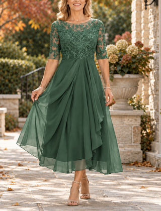 Avi | Draped Midi Dress