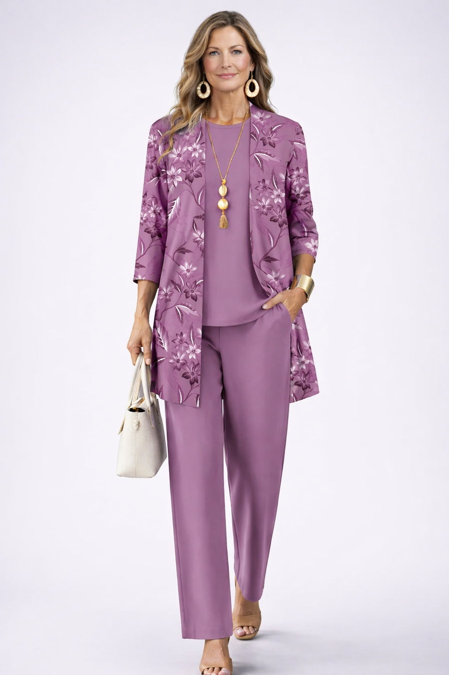 Three-Piece Set · Purple