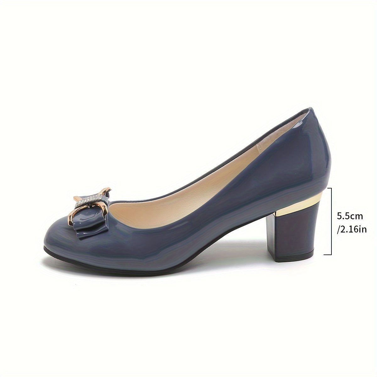 Katherine | Classic Closed Toe Bow Heels