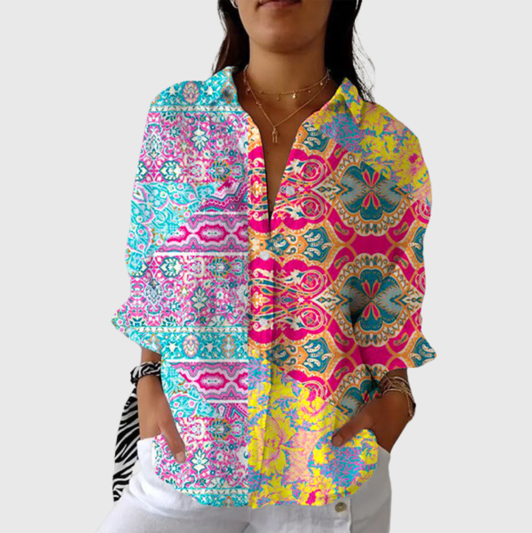 Lieselotte lightweight blouse with print