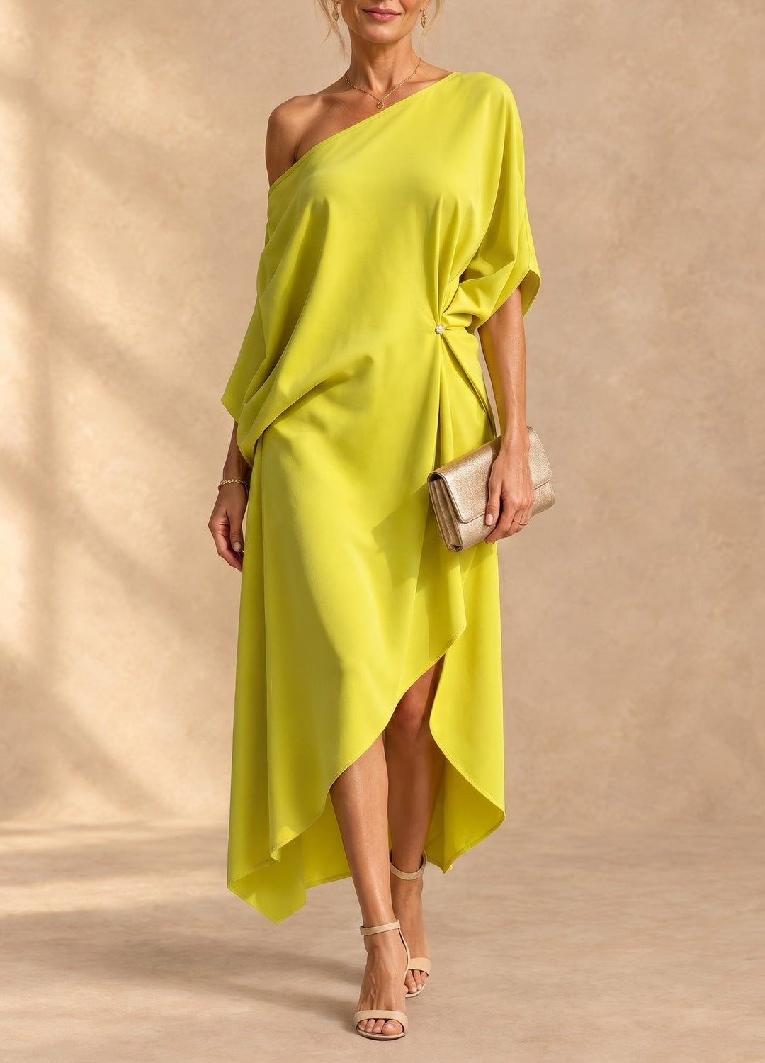 Indie | One-Shoulder Sunshine Dress