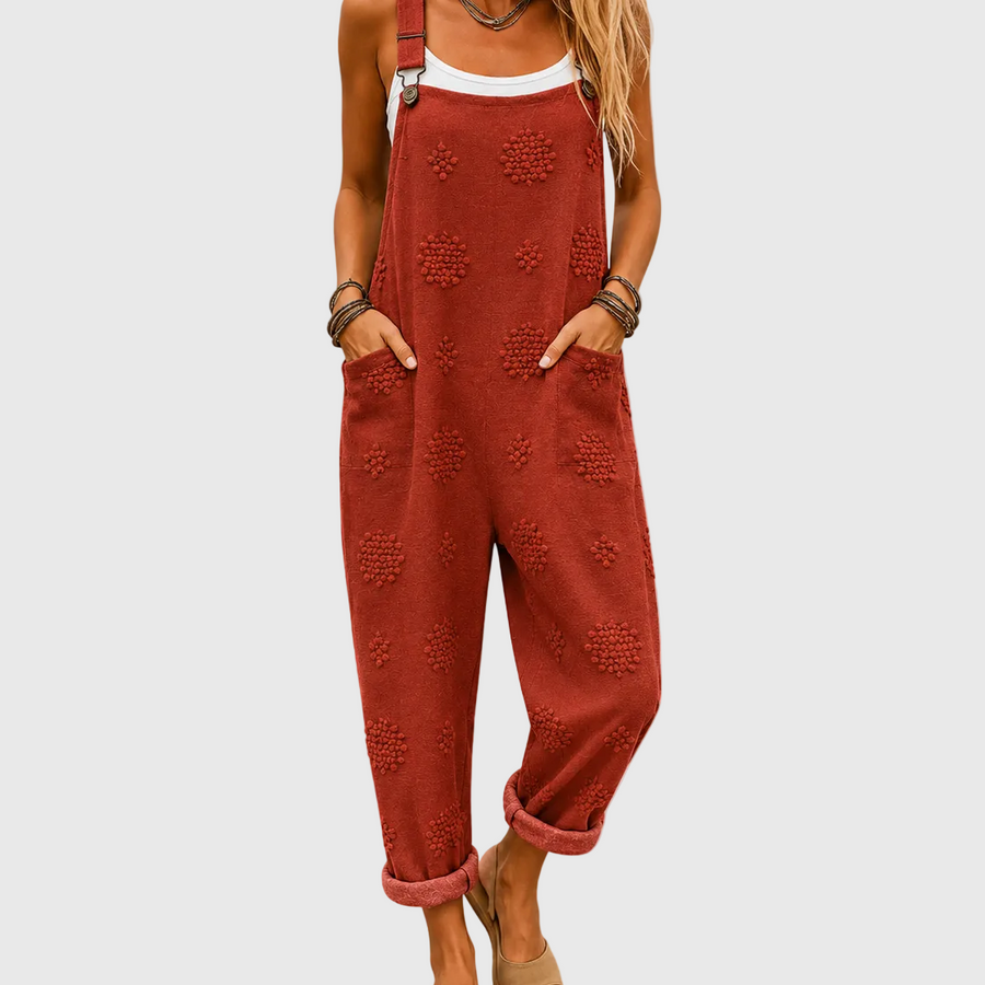 Comfortable Printed Dungarees
