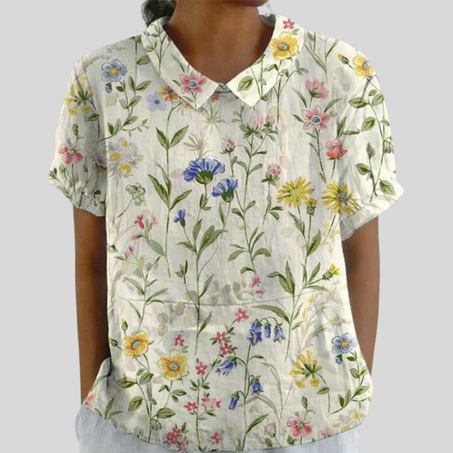 Elegant Floral Top and Comfortable