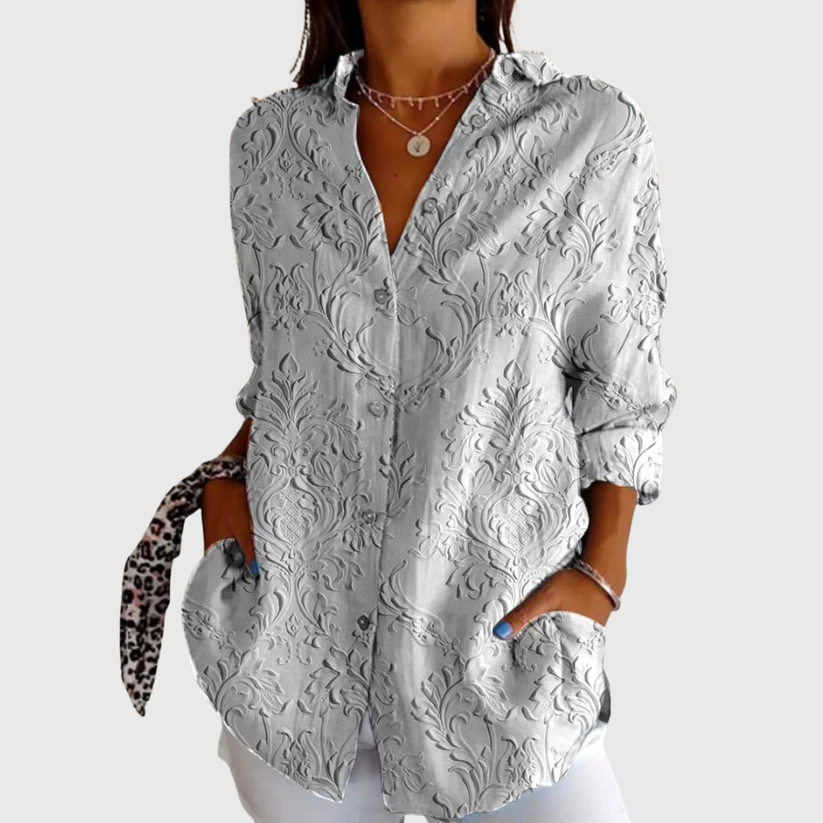 Bregtje Colourful Blouse with Print
