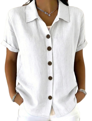 Gracie | Relaxed Short Sleeve Women’s Shirt