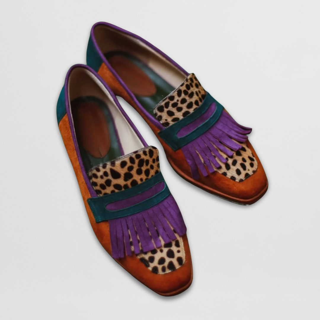 Chiara Glossy Effect Loafers