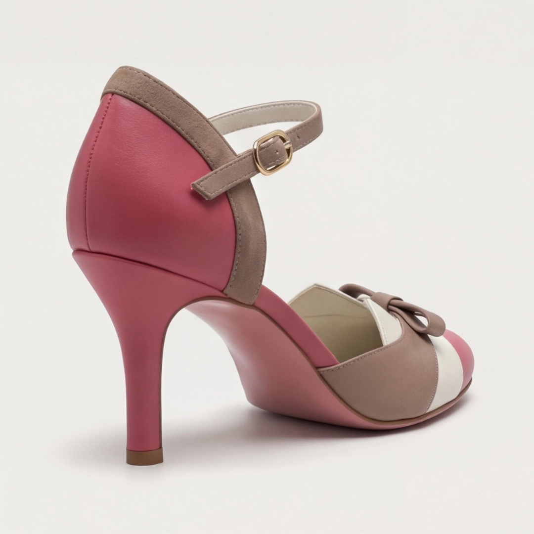 Alana | Comfortable Colour Block Heels